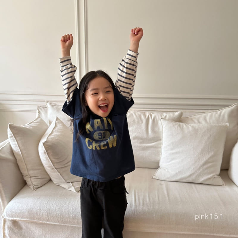 Pink151 - Korean Children Fashion - #childofig - Stripes Layered Tee - 8