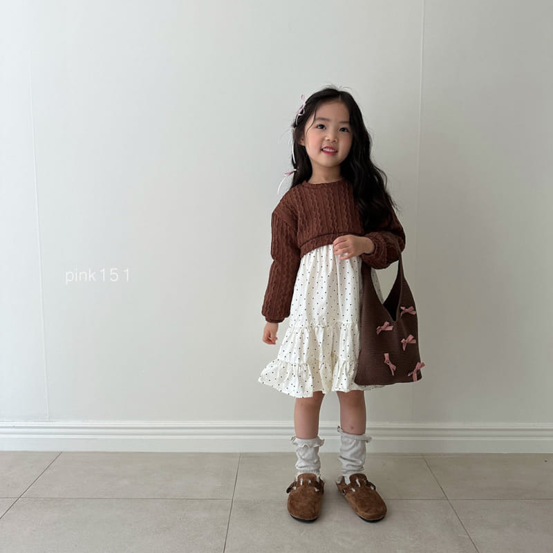 Pink151 - Korean Children Fashion - #childofig - Susu Dot One-piece - 4