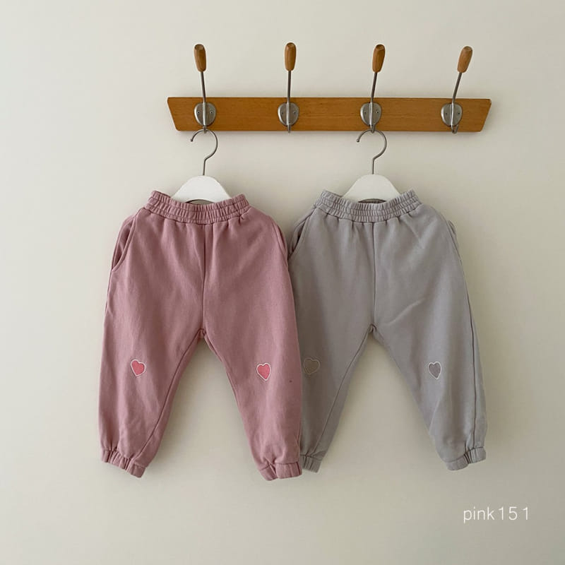 Pink151 - Korean Children Fashion - #childofig - Heart Pants