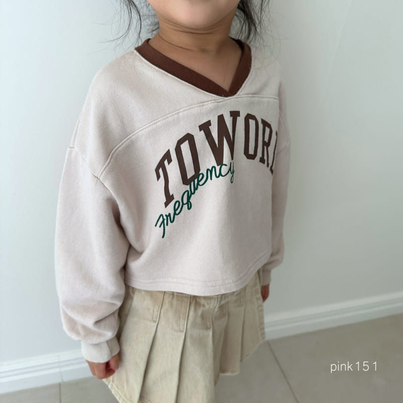 Pink151 - Korean Children Fashion - #childofig - Two Word Crop Tee - 4