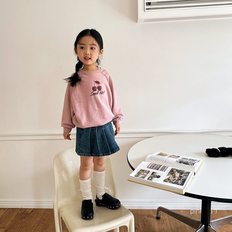 Pink151 - Korean Children Fashion - #childrensboutique - Cherry Cik Raglan Sweatshirt - 2