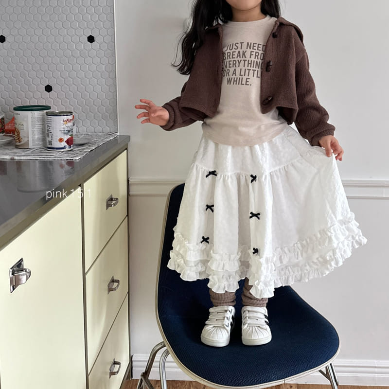 Pink151 - Korean Children Fashion - #childrensboutique - Ribbon Frill Skirt - 6