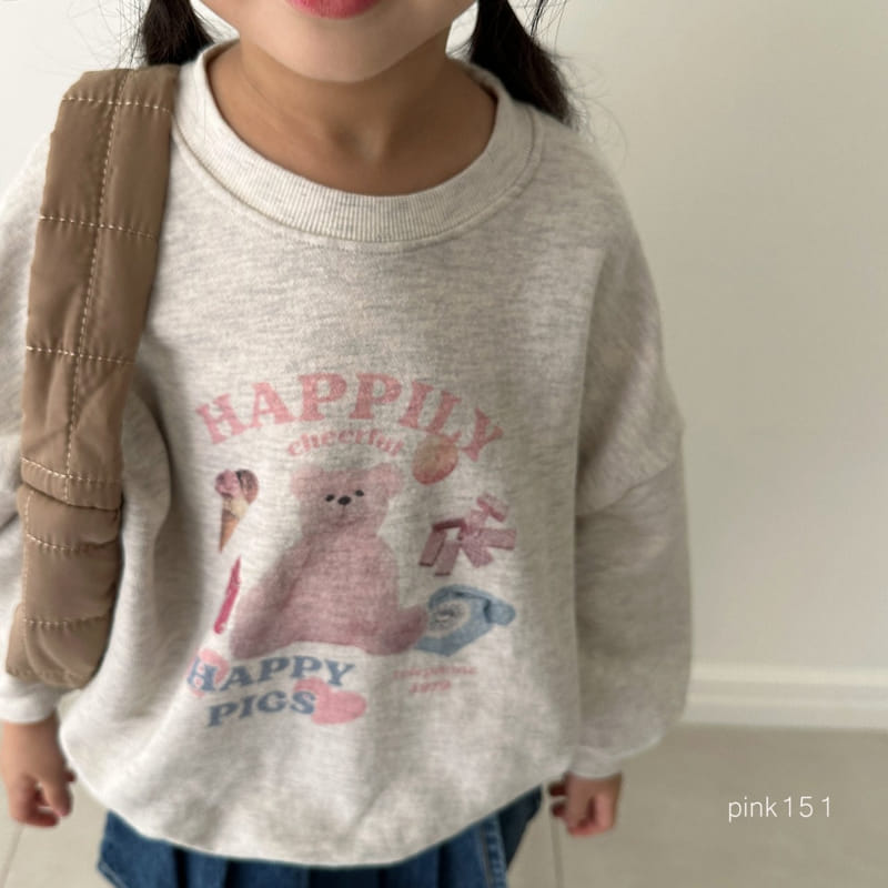 Pink151 - Korean Children Fashion - #designkidswear - Happy Teddy Sweatshirt with Mom - 6