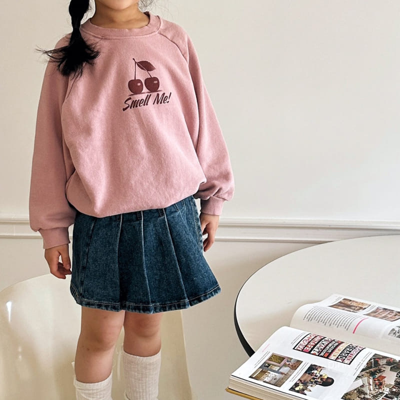 Pink151 - Korean Children Fashion - #designkidswear - Cherry Cik Raglan Sweatshirt - 3