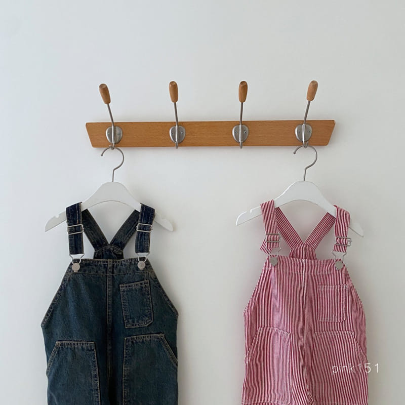 Pink151 - Korean Children Fashion - #discoveringself - Vinage Overalls Denim
