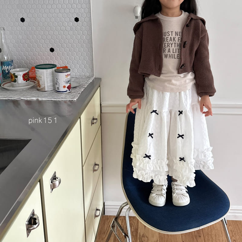 Pink151 - Korean Children Fashion - #fashionkids - Ribbon Frill Skirt - 9