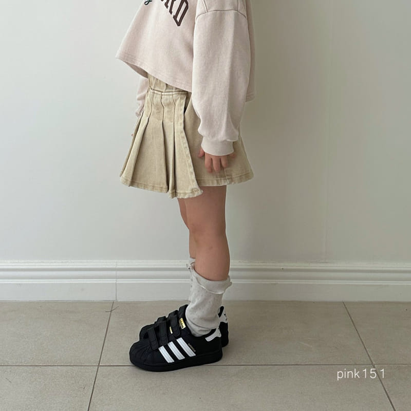 Pink151 - Korean Children Fashion - #kidsshorts - Two Word Crop Tee - 8