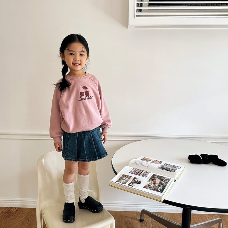 Pink151 - Korean Children Fashion - #kidzfashiontrend - Cherry Cik Raglan Sweatshirt - 8