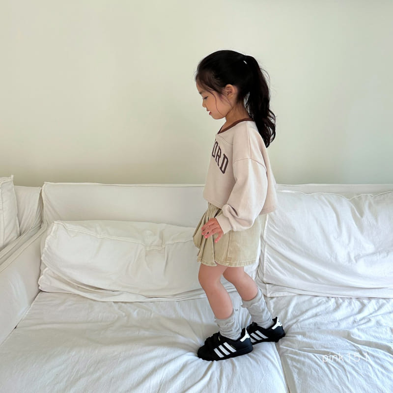 Pink151 - Korean Children Fashion - #littlefashionista - Two Word Crop Tee - 12