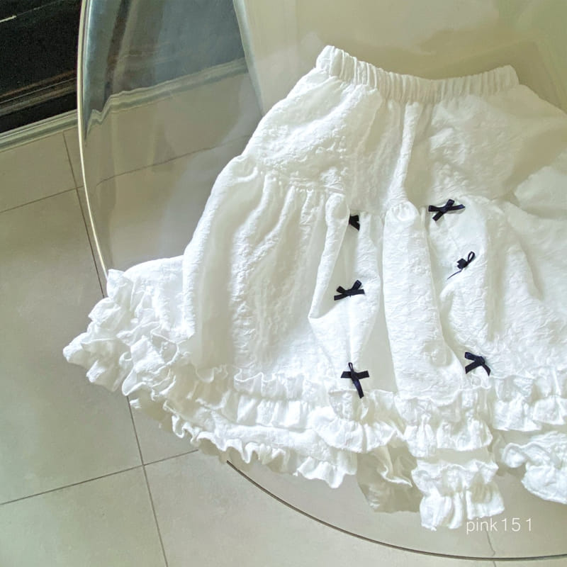 Pink151 - Korean Children Fashion - #magicofchildhood - Ribbon Frill Skirt