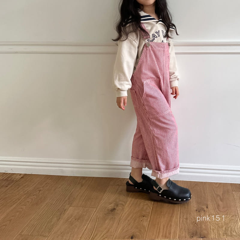 Pink151 - Korean Children Fashion - #minifashionista - Vinage Overalls Denim - 9
