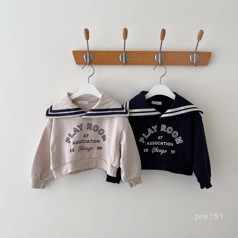 Pink151 - Korean Children Fashion - #minifashionista - Sailor Crop Sweatshirt