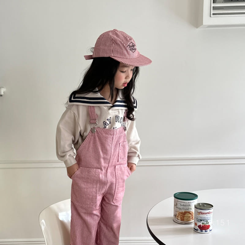 Pink151 - Korean Children Fashion - #prettylittlegirls - Vinage Overalls Denim - 10