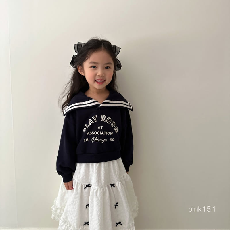 Pink151 - Korean Children Fashion - #prettylittlegirls - Sailor Crop Sweatshirt - 2