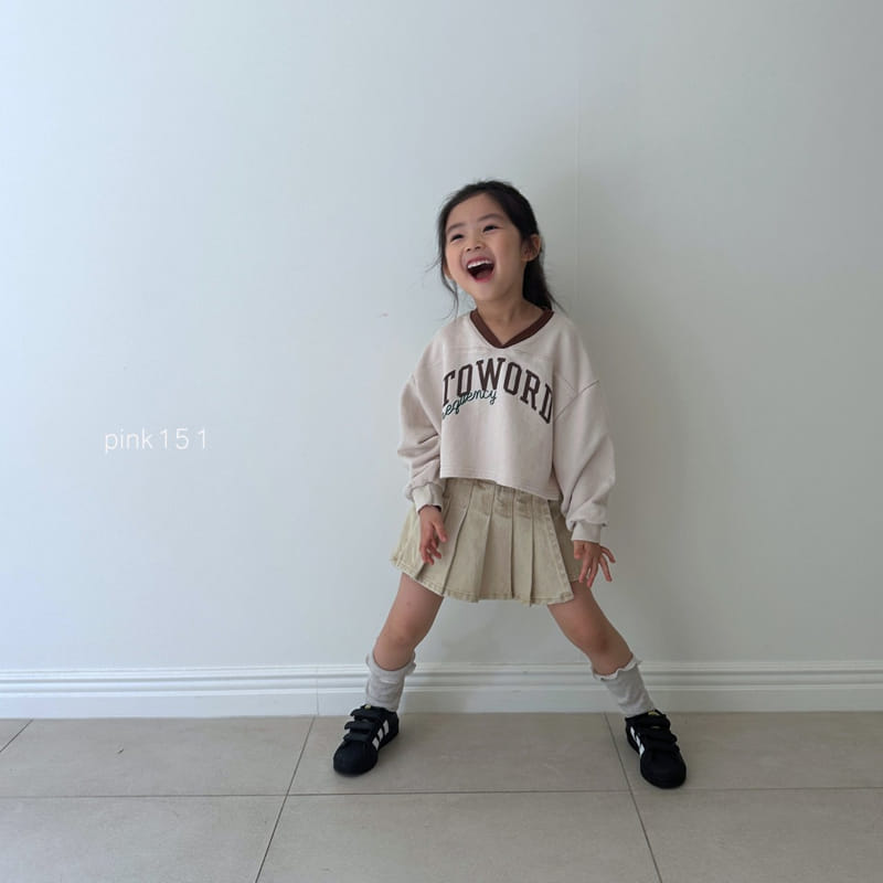 Pink151 - Korean Children Fashion - #stylishchildhood - Two Word Crop Tee - 2