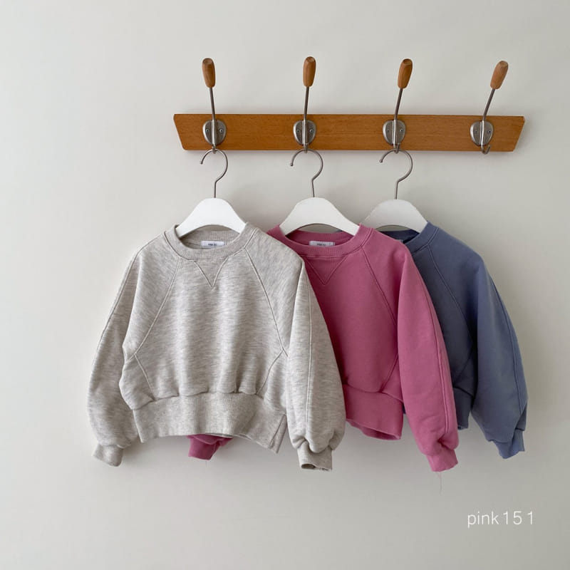 Pink151 - Korean Children Fashion - #stylishchildhood - Crop Raglun Sweatshirt