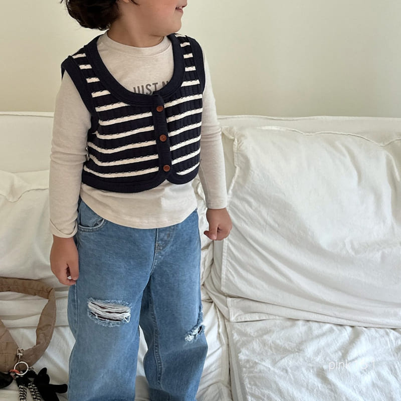 Pink151 - Korean Children Fashion - #stylishchildhood - Brush Jeans - 11