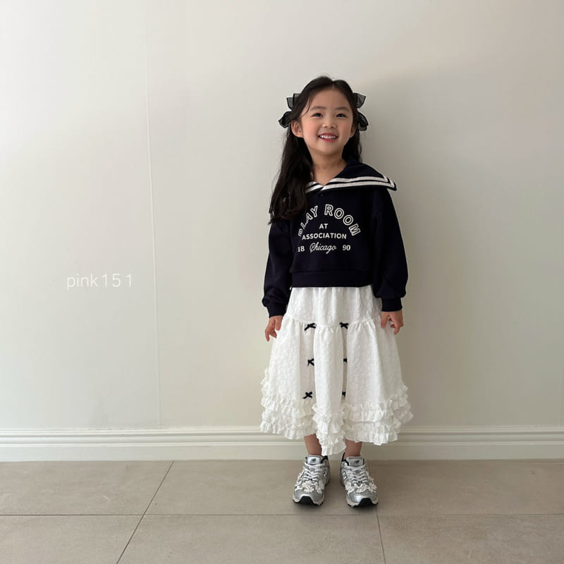 Pink151 - Korean Children Fashion - #todddlerfashion - Sailor Crop Sweatshirt - 3