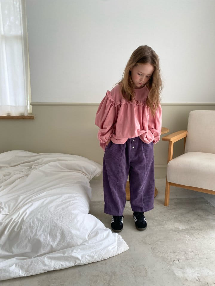 Plan B Atelier - Korean Children Fashion - #designkidswear - Button Slit Pants - 7