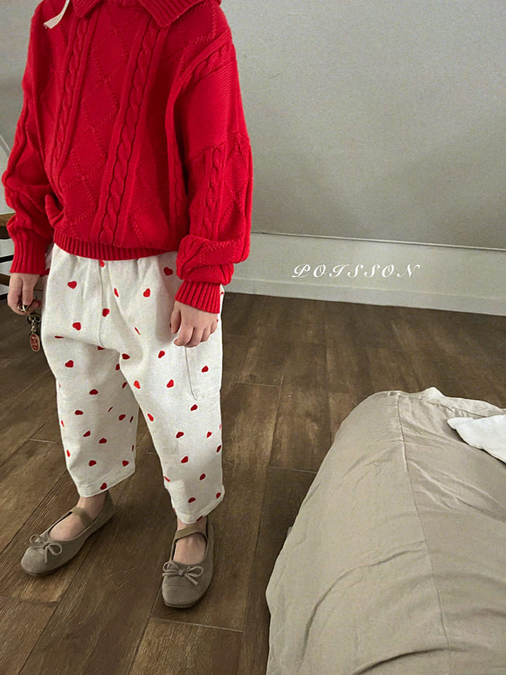 Poisson - Korean Children Fashion - #Kfashion4kids - Heart Pants - 2