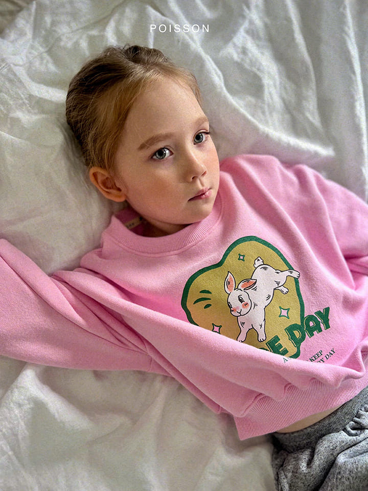 Poisson - Korean Children Fashion - #Kfashion4kids - Nice Rabbit Sweatshirt - 12
