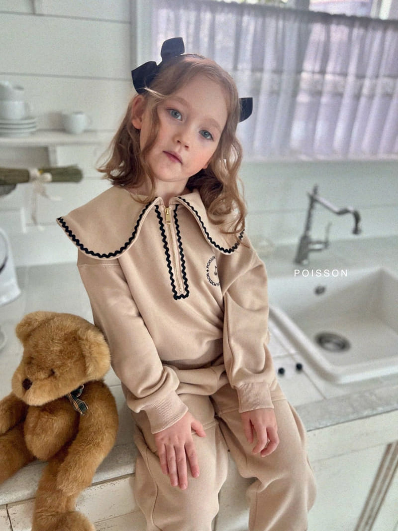 Poisson - Korean Children Fashion - #designkidswear - Big Collar Set UP - 2
