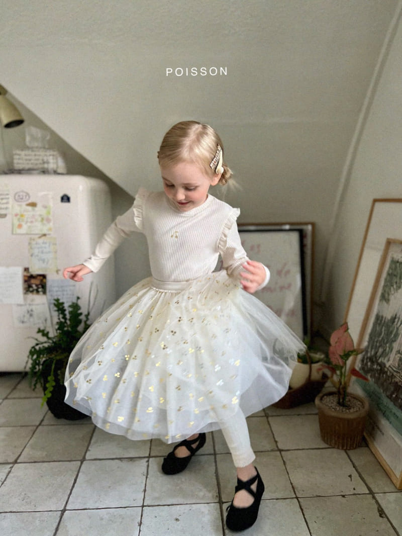 Poisson - Korean Children Fashion - #designkidswear - Beang Frill Tee - 8