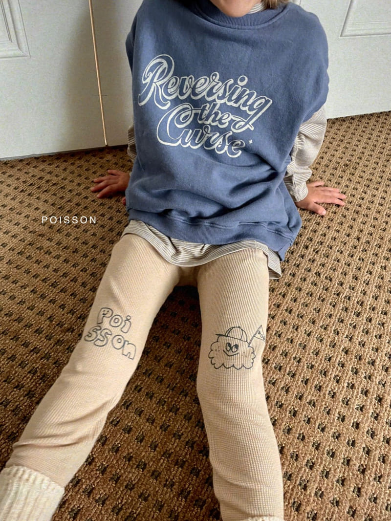 Poisson - Korean Children Fashion - #discoveringself - Drawing Leggings - 8