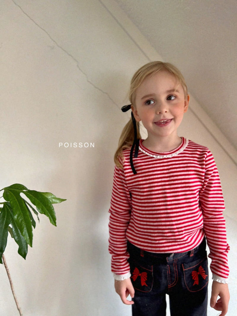 Poisson - Korean Children Fashion - #discoveringself - Eyelet St Tee - 3