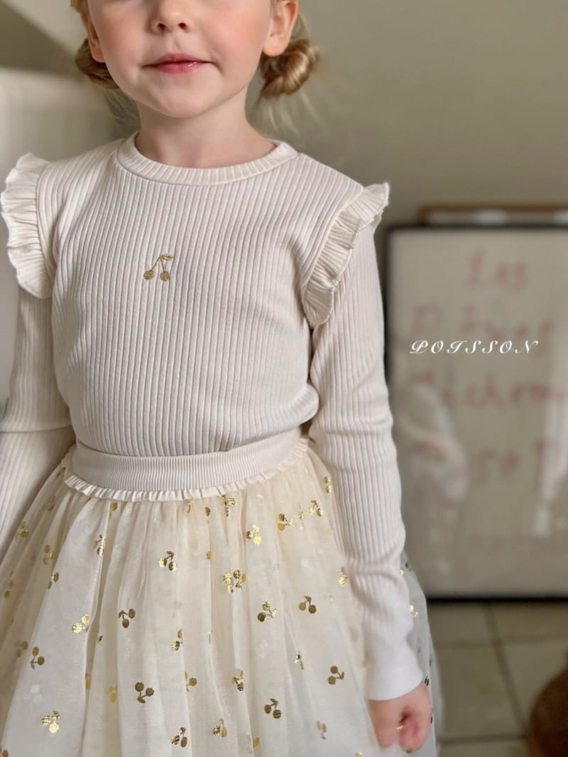 Poisson - Korean Children Fashion - #fashionkids - Beang Frill Tee - 10