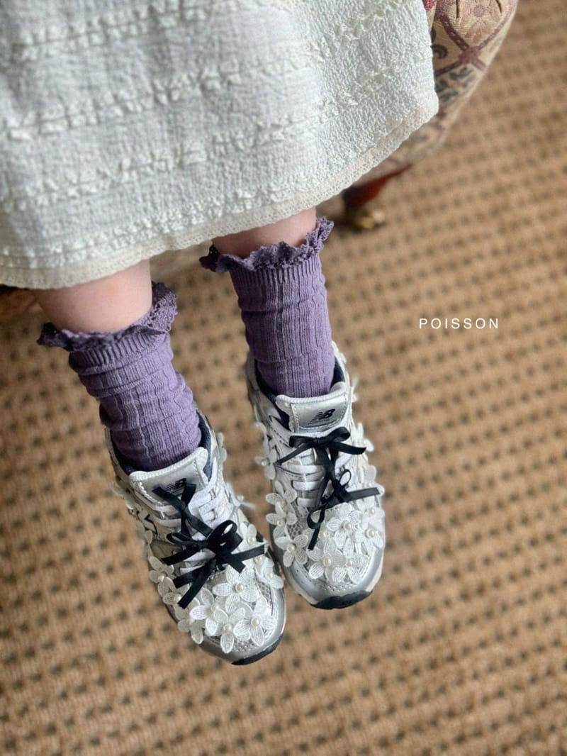 Poisson - Korean Children Fashion - #littlefashionista - Frill Socks Set - 6