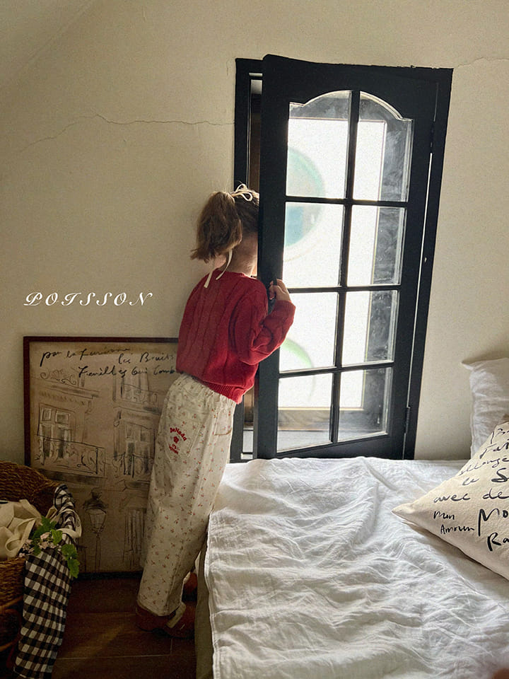 Poisson - Korean Children Fashion - #magicofchildhood - Yello Flower Pants - 3