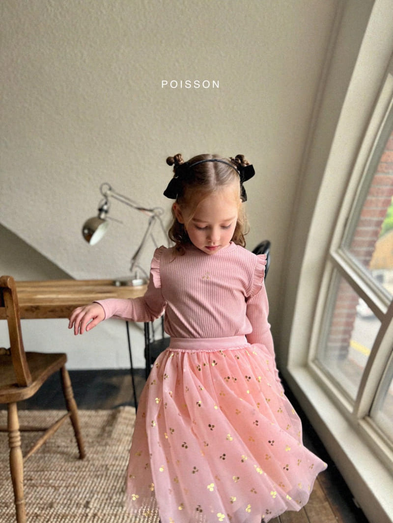 Poisson - Korean Children Fashion - #magicofchildhood - Beang Frill Tee - 2