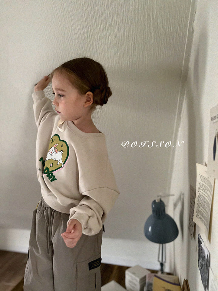 Poisson - Korean Children Fashion - #prettylittlegirls - Nice Rabbit Sweatshirt - 2