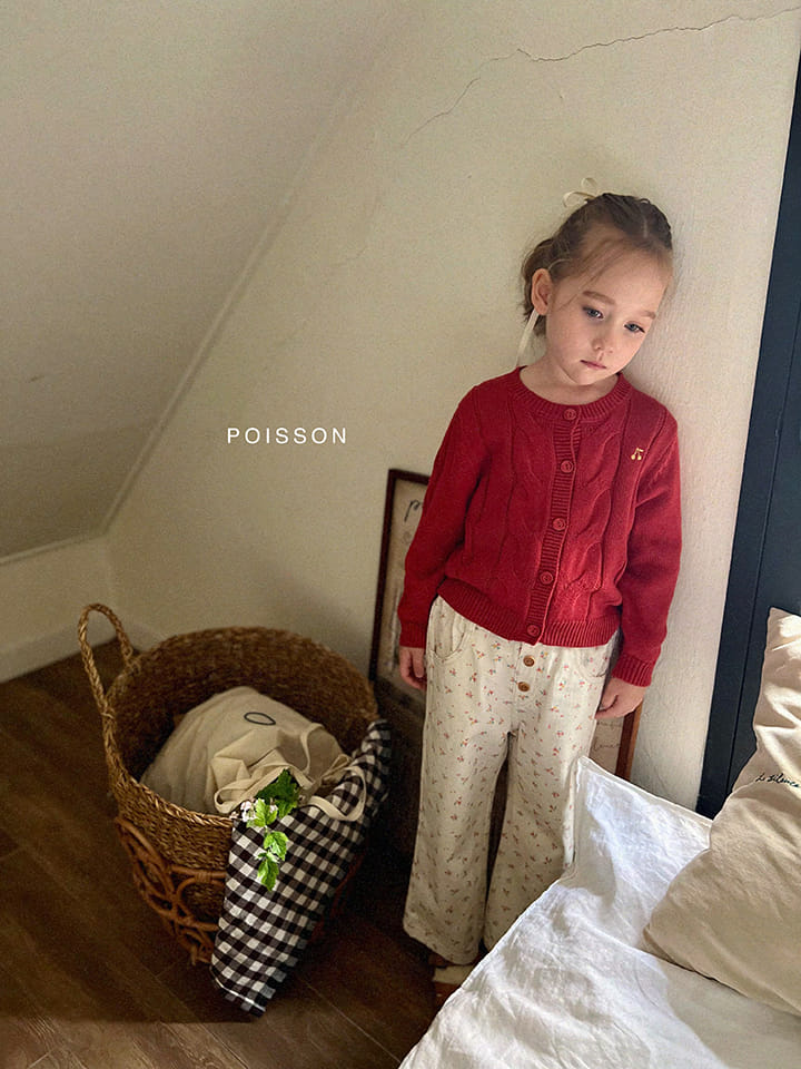 Poisson - Korean Children Fashion - #toddlerclothing - Yello Flower Pants - 7