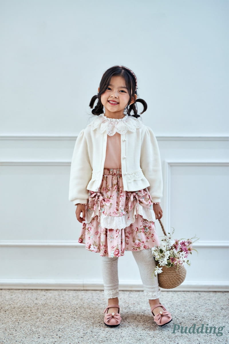 Pudding - Korean Children Fashion - #kidzfashiontrend - Frill Tee - 4