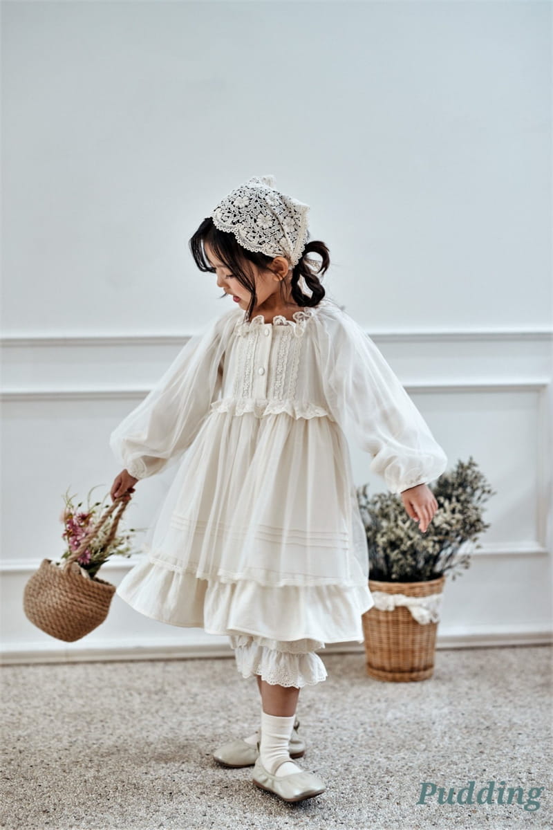 Pudding - Korean Children Fashion - #Kfashion4kids - Pintuck One-piece - 2