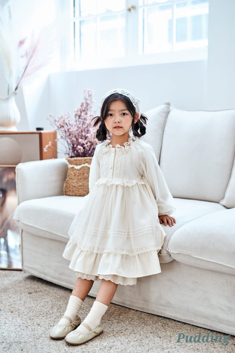 Pudding - Korean Children Fashion - #childofig - Pintuck One-piece - 7