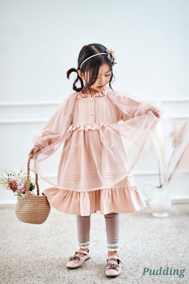Pudding - Korean Children Fashion - #designkidswear - Pintuck One-piece - 10