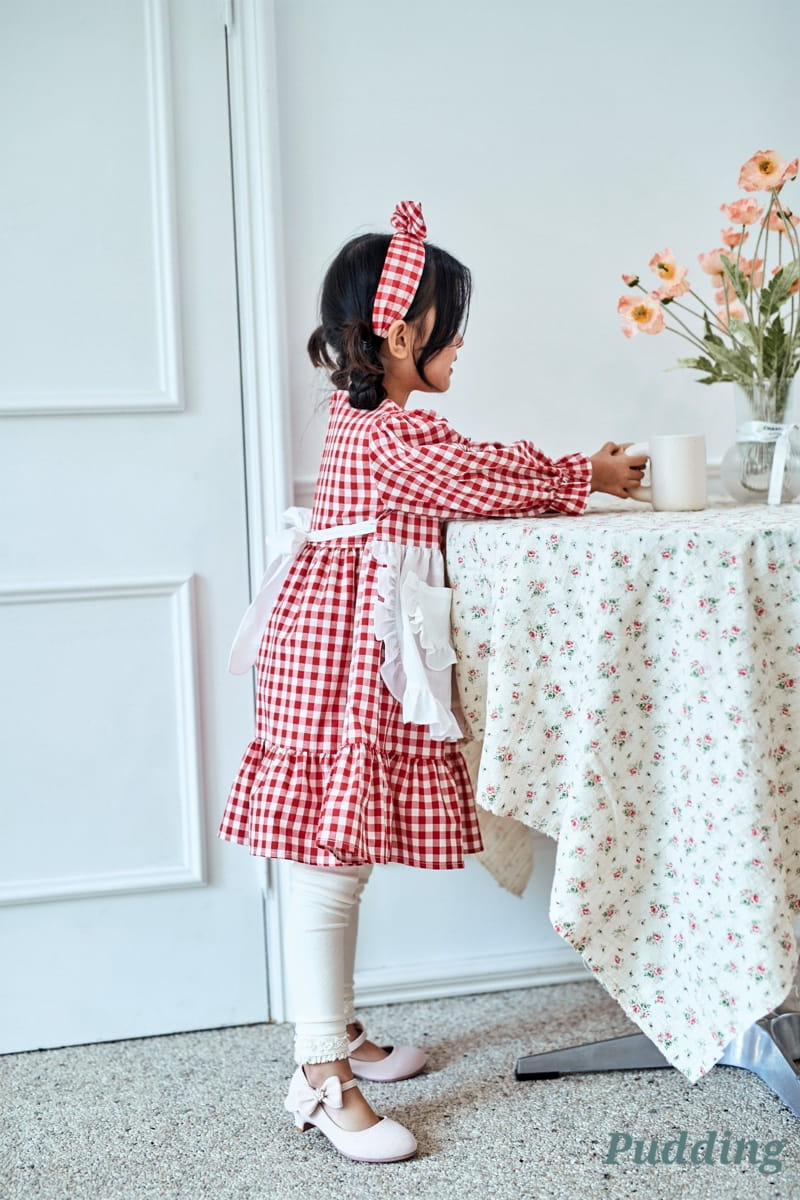 Pudding - Korean Children Fashion - #designkidswear - Apron One-piece - 4