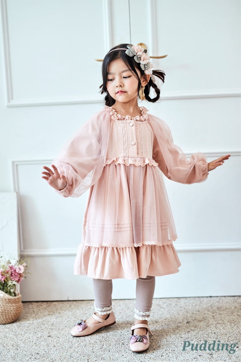 Pudding - Korean Children Fashion - #fashionkids - Pintuck One-piece - 12