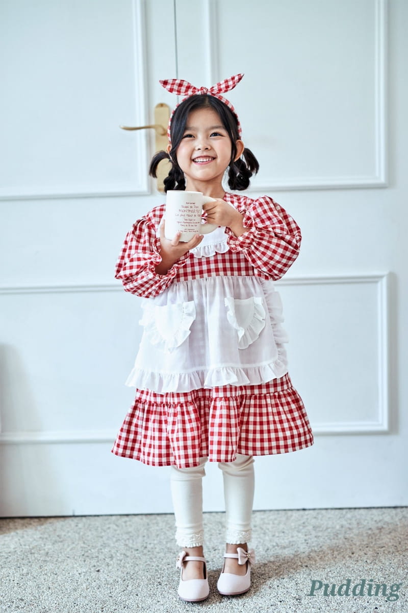 Pudding - Korean Children Fashion - #kidsshorts - Apron One-piece - 6