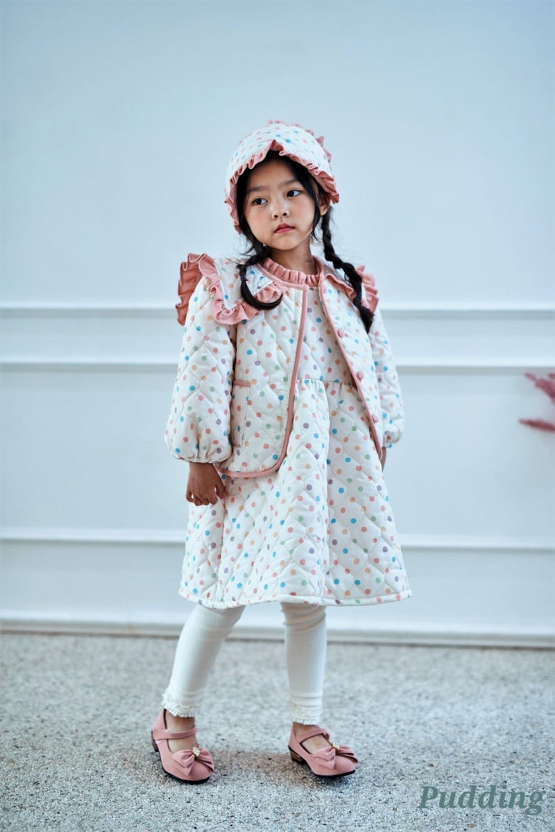Pudding - Korean Children Fashion - #kidzfashiontrend - Pintuck Leggings - 2