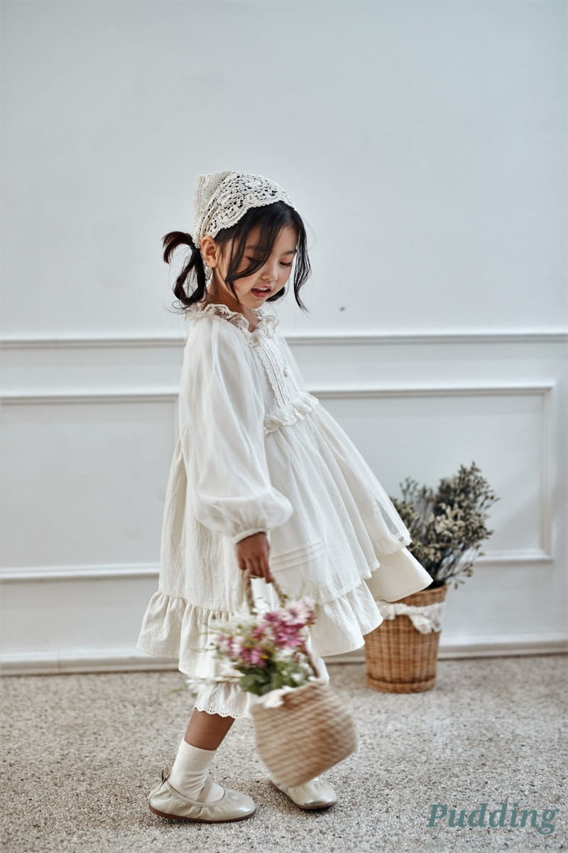 Pudding - Korean Children Fashion - #kidzfashiontrend - Pintuck One-piece