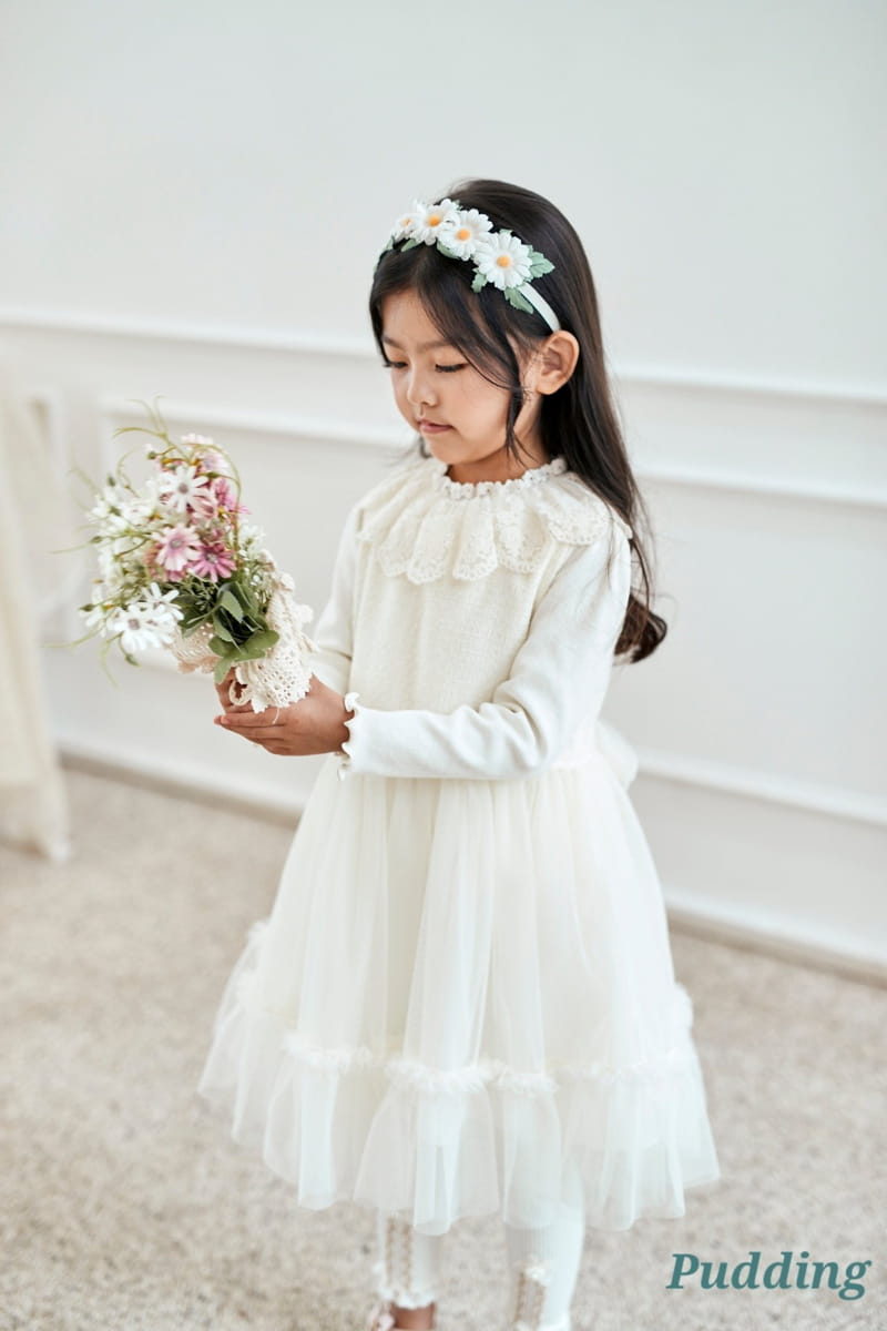 Pudding - Korean Children Fashion - #littlefashionista - Frill Tee - 5