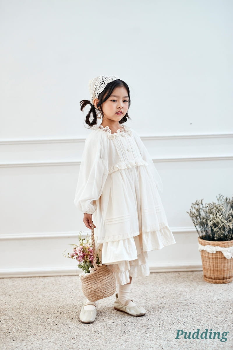 Pudding - Korean Children Fashion - #littlefashionista - Pintuck One-piece - 3