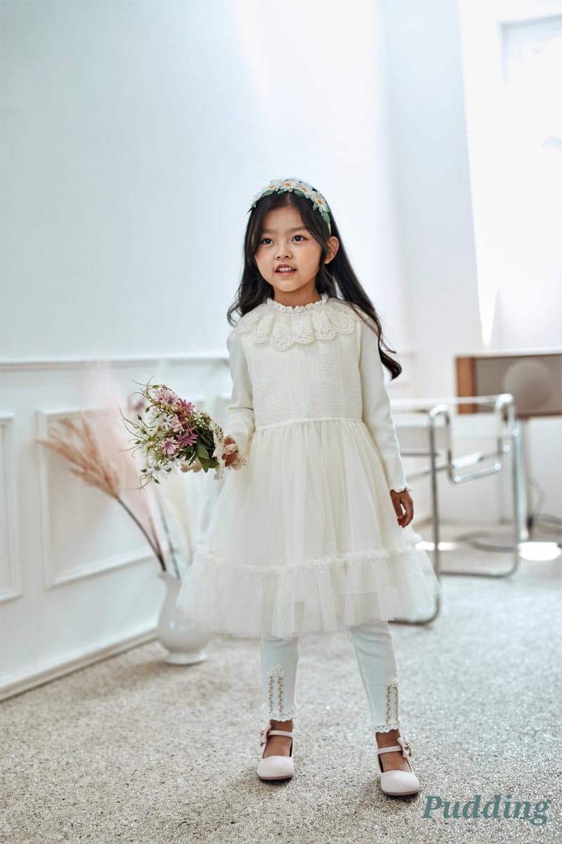 Pudding - Korean Children Fashion - #magicofchildhood - Frill Tee - 6