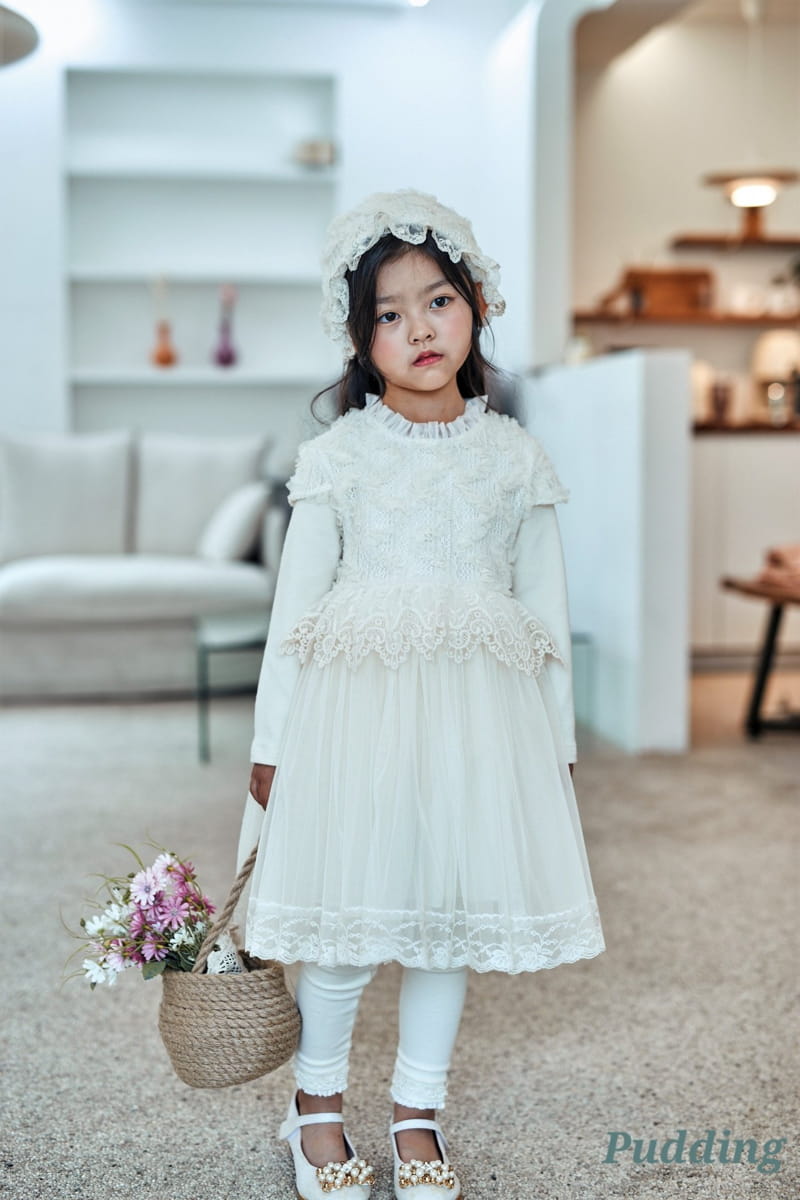 Pudding - Korean Children Fashion - #prettylittlegirls - Pintuck Leggings - 7