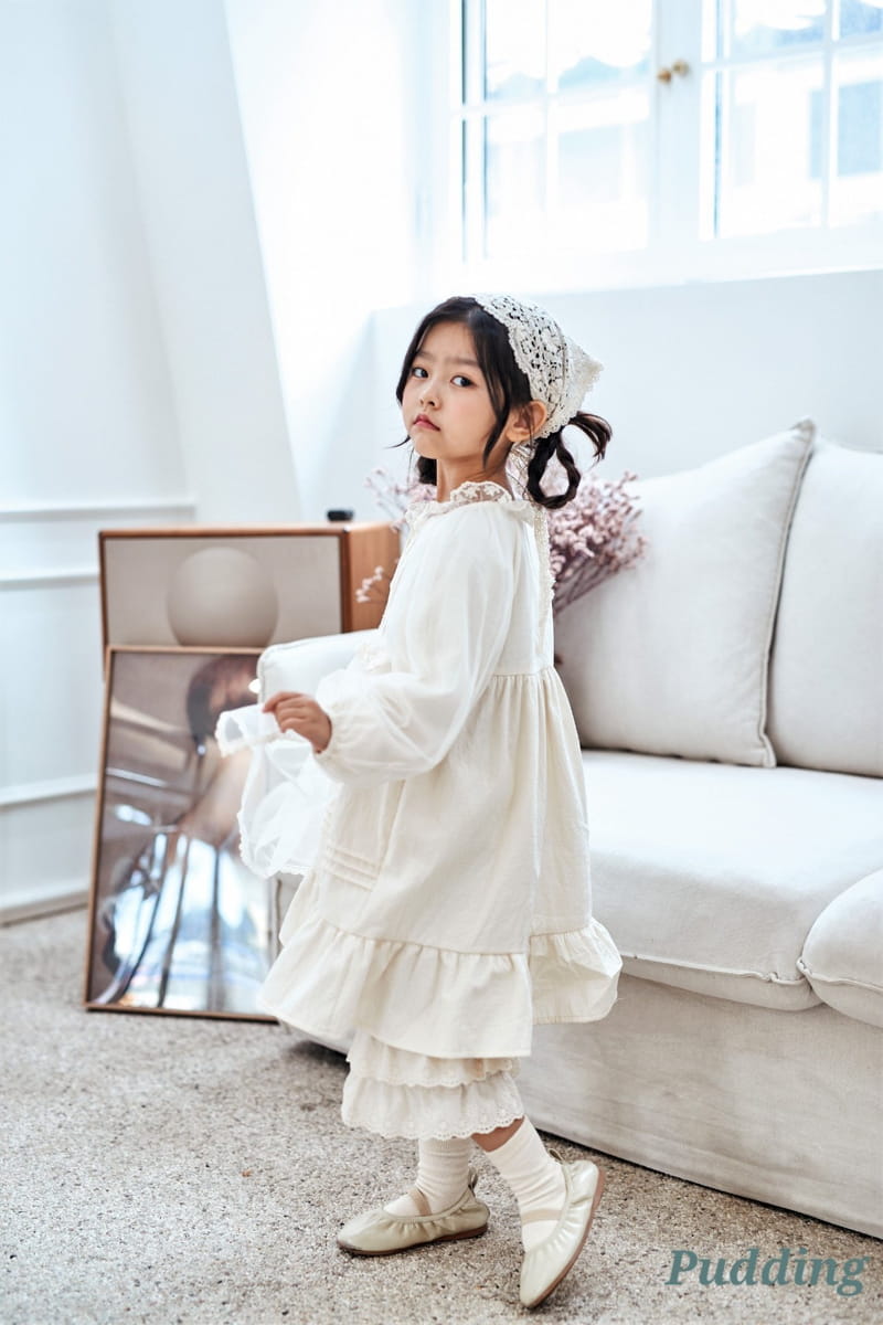 Pudding - Korean Children Fashion - #prettylittlegirls - Pintuck One-piece - 6