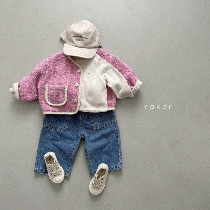 Raker - Korean Children Fashion - #todddlerfashion - Dream Rib Tee - 2